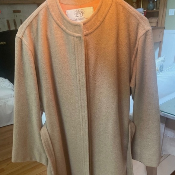 Vintage Jacques Tiffeau Camel Wrap Coat by Originale - Picture 1 of 5